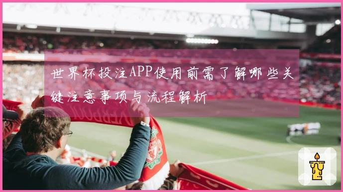 世界杯投注APP使用前需了解哪些关键注意事项与流程解析